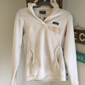 Patagonia Re-Tool Snap-T White Pullover
